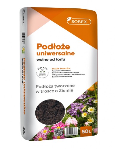 Podłoże uniwersalne wolne od torfu 50l