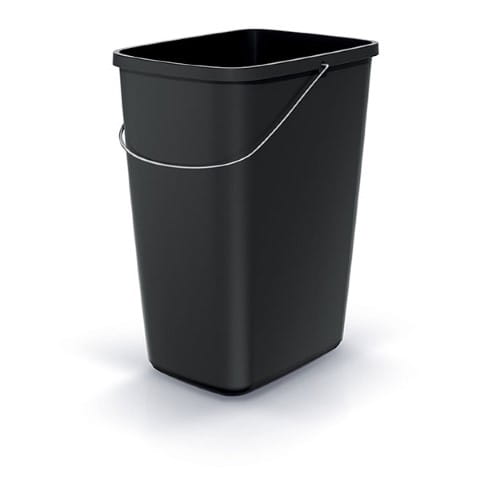 Kosz na śmieci compacta Q basic - black 12L