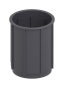 DS100 tuleja dystansowa 100mm zwiÄkszanie wysokoÅci wspornik regulowany tarasowy seria standard (2).png