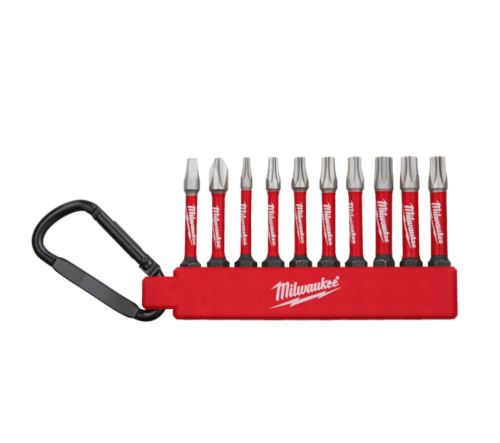 MILWAUKEE ZESTAW 10 BITÓW UDAROWYCH 4932492939