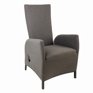 PARIS LIKA-TEX(R) szary - luksusowy rozkładany fotel ogrodowy