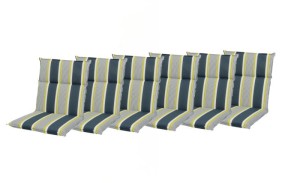 SPIRIT 2091 low - zestaw 6 poduszek na fotele i krzesła