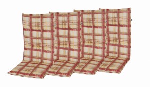 CLASSIC 9017 high - zestaw 4 poduszek na fotele i krzesła