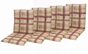 CLASSIC 9017 low - zestaw 4 poduszek na fotele i krzesła