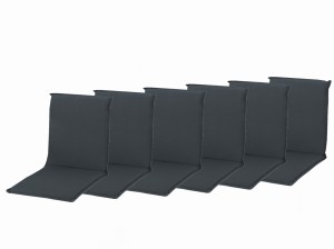 ELEGANT 2430 low - zestaw 6 poduszek na krzesła i fotele