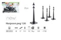 Szpilki do agrowłókniny Harpoon 20 szt. peg 120