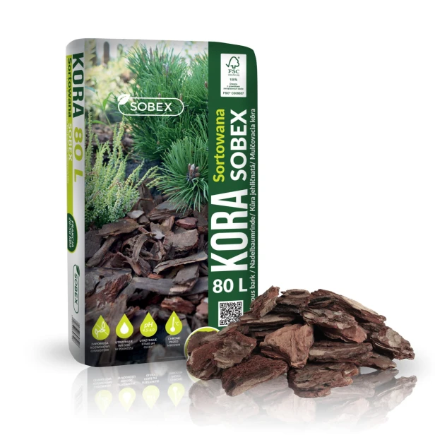 Kora iglasta Sortowana SOBEX 80L