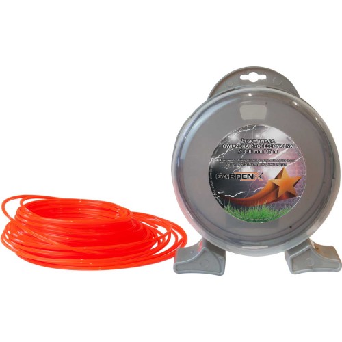 GARDENX Żyłka tnąca gwiazdka 3,00 mm / 15 m
