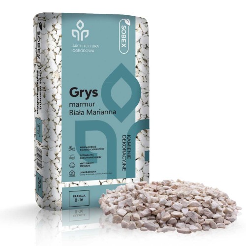 Grys marmur Biała Marianna 20 kg