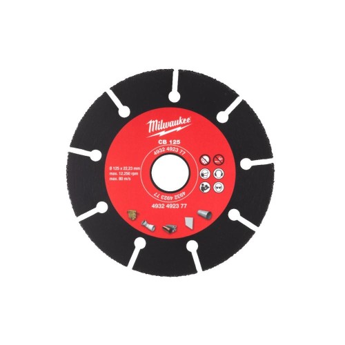 Tarcza tnąca uniwersalna z nasypem z węglika wolframu 125 x 22,23 mm
