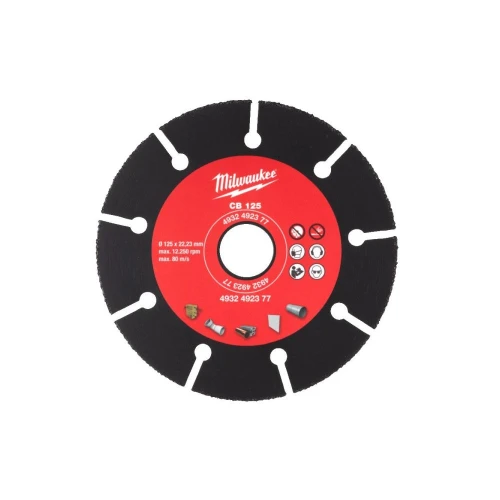 Tarcza tnąca uniwersalna z nasypem z węglika wolframu 125 x 22,23 mm