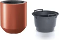 Doniczka z wkładem HEOS miedź 39 cm