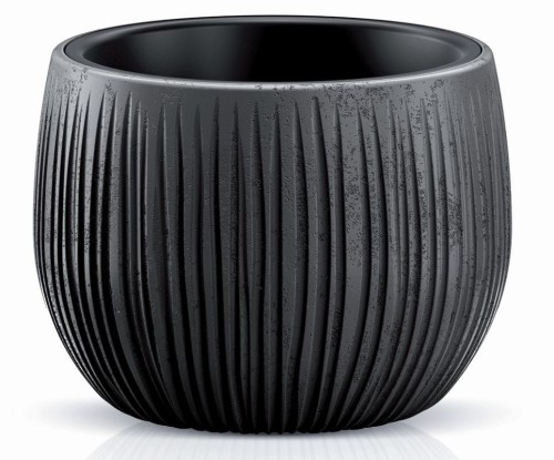 Doniczka Beton Bowl DKB150 15cm - Czarny beto