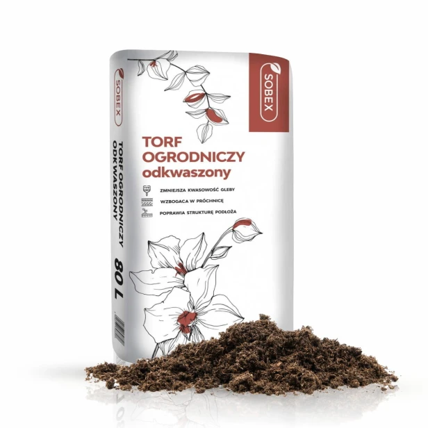 Torf ogrodniczy odkwaszony 80l