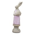 Solis Decor figurka dekoracyjna zając duży z koszem