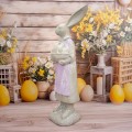 Solis Decor figurka dekoracyjna zając duży z koszem