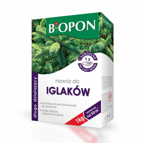 BOPON nawóz długo działający do iglaków karton 1kg