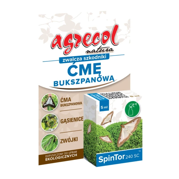 SpinTor 240 SC zwalcza ćmę bukszpanową 5ml