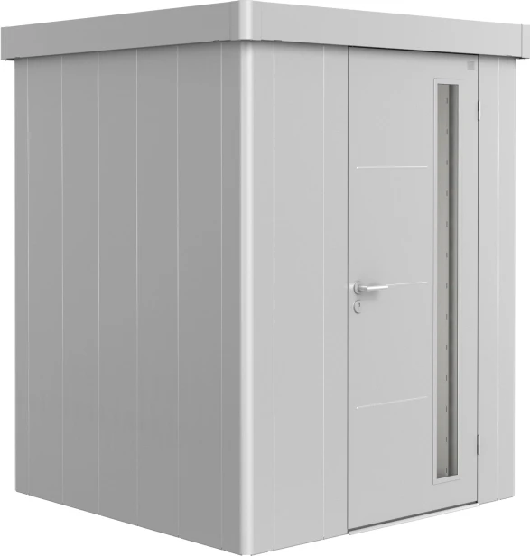 Kolor: Srebrny metaliczny; Rozmiar: 1A (180 x 180 x 222 cm); Drzwi: drzwi pojedyncze