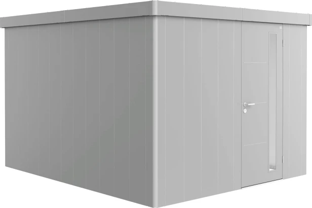 Kolor: Srebrny metaliczny; Rozmiar: 4C (292 x 348 x 222 cm); Drzwi: drzwi pojedyncze