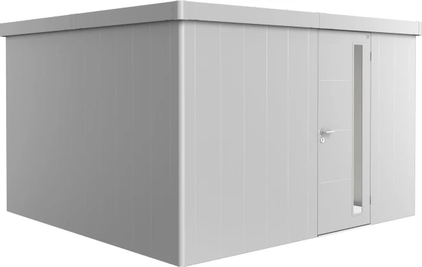 Kolor: Srebrny metaliczny; Rozmiar: 4D (348 x 348 x 222 cm); Drzwi: drzwi pojedyncze
