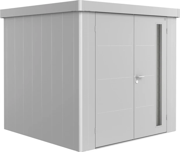 Kolor: Srebrny metaliczny; Rozmiar: 2B (236 x 236 x 222 cm); Drzwi: drzwi podwójne