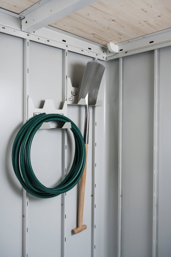 Wieszak na narzędzia do Domek ogrodowy Neo, szarobiały, 2 szt