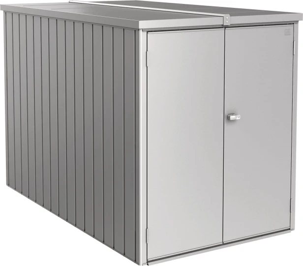 MiniGarage Biohort  L srebrny metaliczny