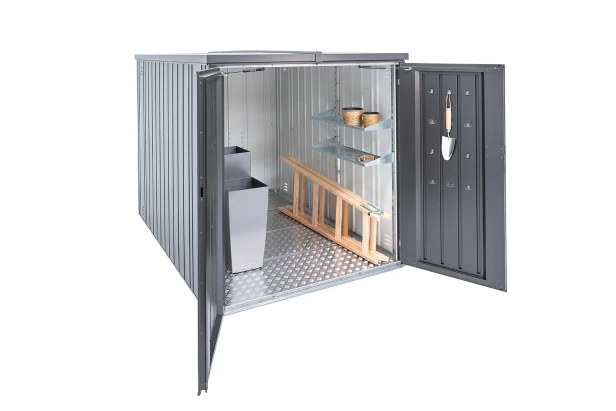 MiniGarage Biohort  L ciemnoszary metaliczny