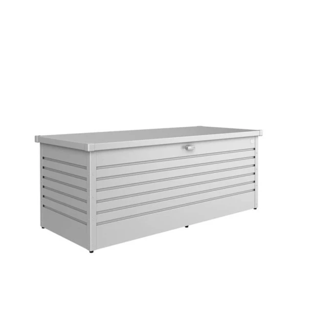 Skrzynia Ogrodowa 180 srebrny metaliczny