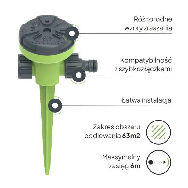 Zraszacz wbijany TS1070
