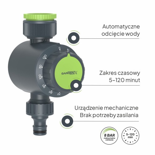 Timer mechaniczny, pojedynczy LIFE