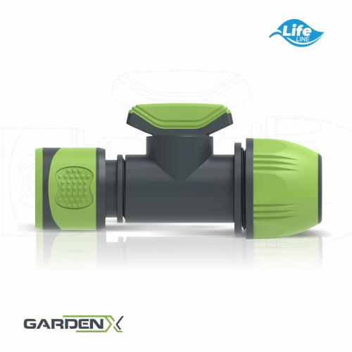 Uniwersalne szybkozłącze z zaworem 1/2" - 3/4" GardenX