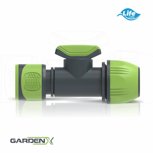 Uniwersalne szybkozłącze z zaworem 1/2" - 3/4" GardenX TS3051