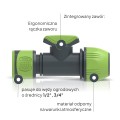 Uniwersalne szybkozłącze z zaworem 1/2" - 3/4" GardenX TS3051