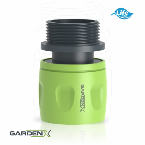 Szybkozlącze z gwintem zewnętrznym 3/4" TS3104 STOP