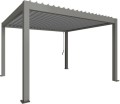 Pergola  kwarcowo szary / srebrny metaliczna
