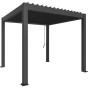Pergola ciemnoszaro-metaliczna