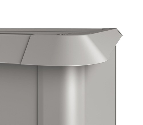 Ochrona przed ślimakami do grządki podwyższonej - srebna metaliczna