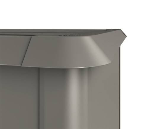 Ochrona przed ślimakami do grządki podwyższonej - kwarcowoszarA metaliczna