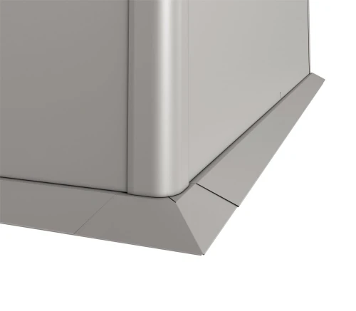 Listwa cokołowa do grządki podwyższonej srebna metaliczna