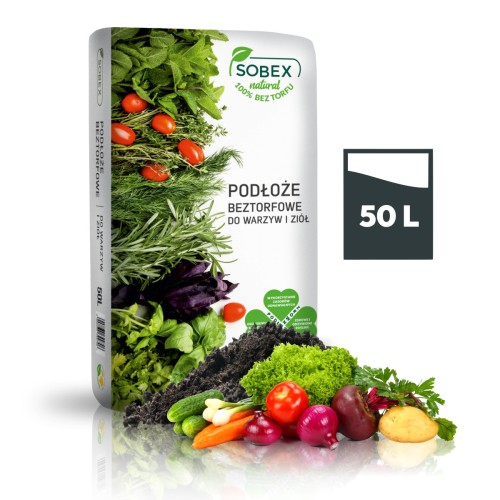 Podłoże beztorfowe do warzyw i ziół 50L
