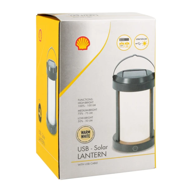 Lampa ogrodowa LED z panelem solarnym