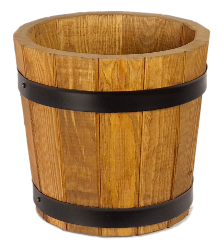 Donica sosna 28xH26 k. dąb