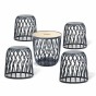 Kosz Uniqubo Set5 - 447 mm - Antracyt