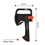 Toporek GardenX 410 g z wzmocnioną rękojeścią