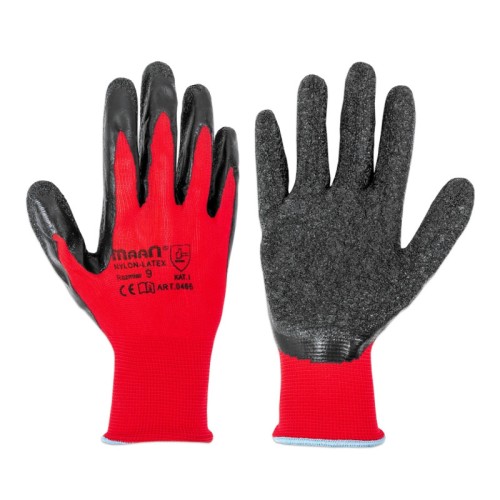 Rękawice ochronne NYLON LATEX 11
