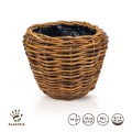 Donica ratanowa VIP Natural Color fi 56 cm