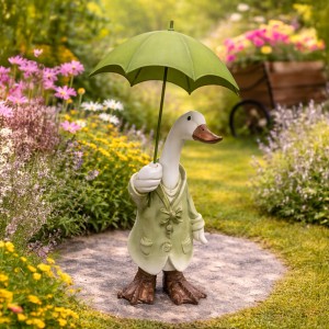 Kaczka wysoka pod parasolem 37 cm