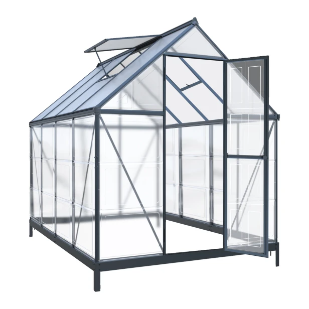 Szklarnia ogrodowa Plantris Crystal 4.4 m2 poliwęglan i aluminium